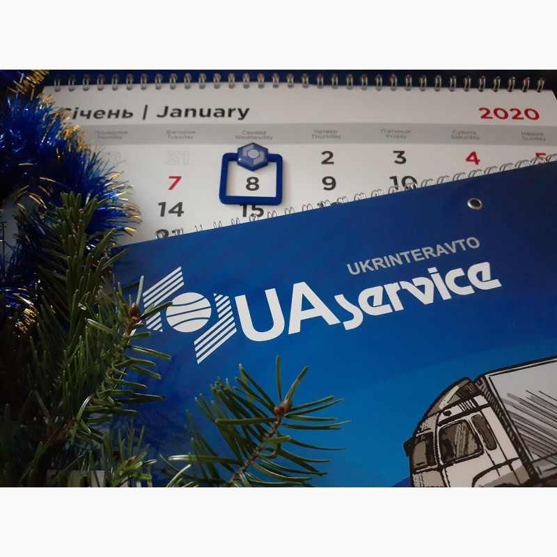 Фото 12. Изготовление фирменных календарей с магнитными курсорами в Киеве
