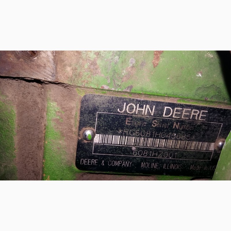 Фото 9. Двигатель John Deere 8.1 для комбайна 2266