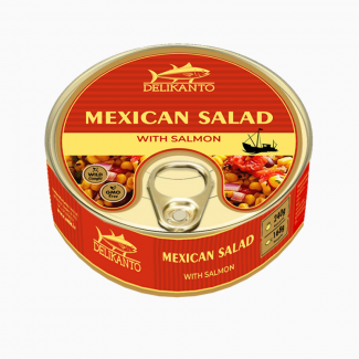 Мексиканський салат з лососем 240 гр