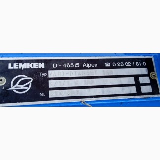 Плуг оборотний Lemken Vari-Diamant 6+1 2009 року вигот.з приплужниками