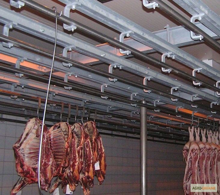 Фото 4. Подвесные пути для мясокомбинатов и холодильных цехов