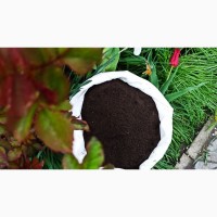 Біогумус вермікомпост просіяний добриво для саду городу компост у мішку 10 і 30 кг