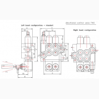 Моноблочный гидрораспределитель (клапан) 1P40