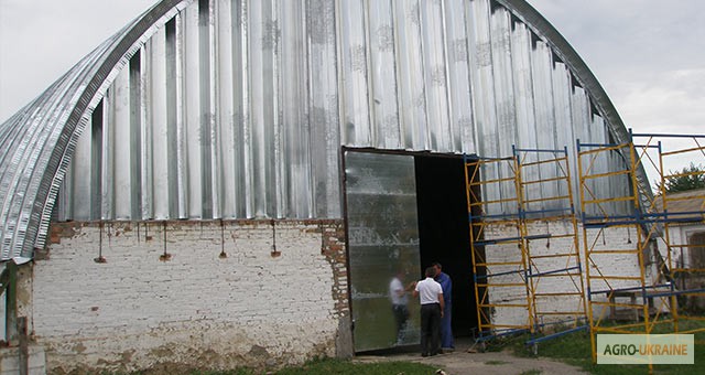 Фото 12. Бескаркасные арочные ангары, напольные зернохранилища, склады
