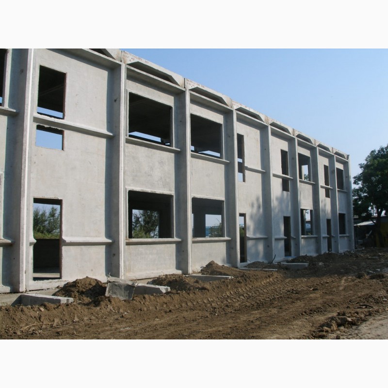 Фото 4. Строительство зданий и сооружений с помощью быстро возводимых железо бетонных конструкций