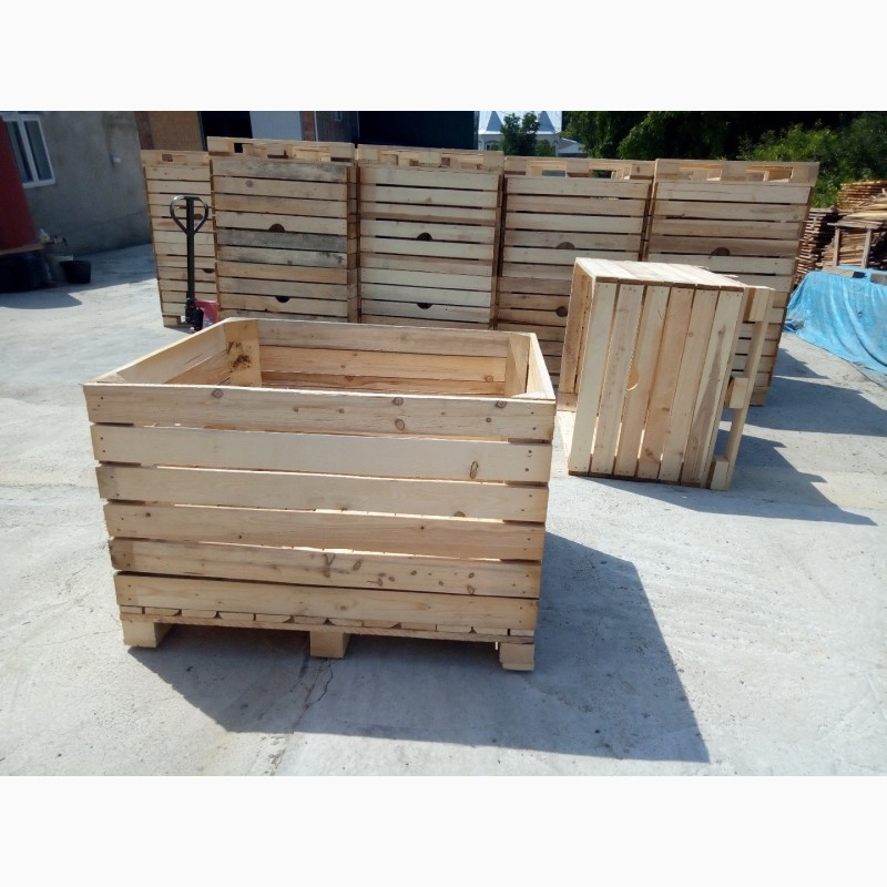 Фото 5. Продам контейнери, ящики деревяні для зберігання яблук