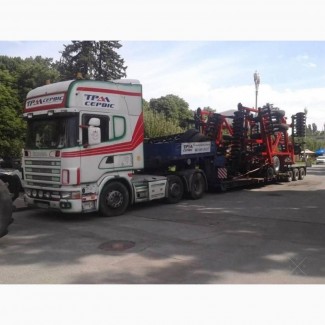 Услуги трала по Украине перевозка тракторов комбайнов сеялок опрыскивателей сельхозтехники