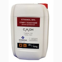 Спирт этиловый технический 99% от 1л-150 грн