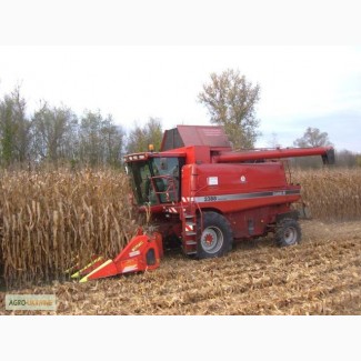 Услуги по уборке зерновых, подсолнечника, кукурузы, сои (Case 2388, Claas Lexion 480)