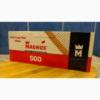 Сигаретные Гильзы с Фильтром 24 мм Magnus Extra Long Filter 500 шт