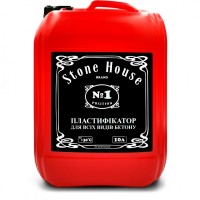 Пластифікатор для всіх марок та класів бетону 1 Stone House 1/5/10 л