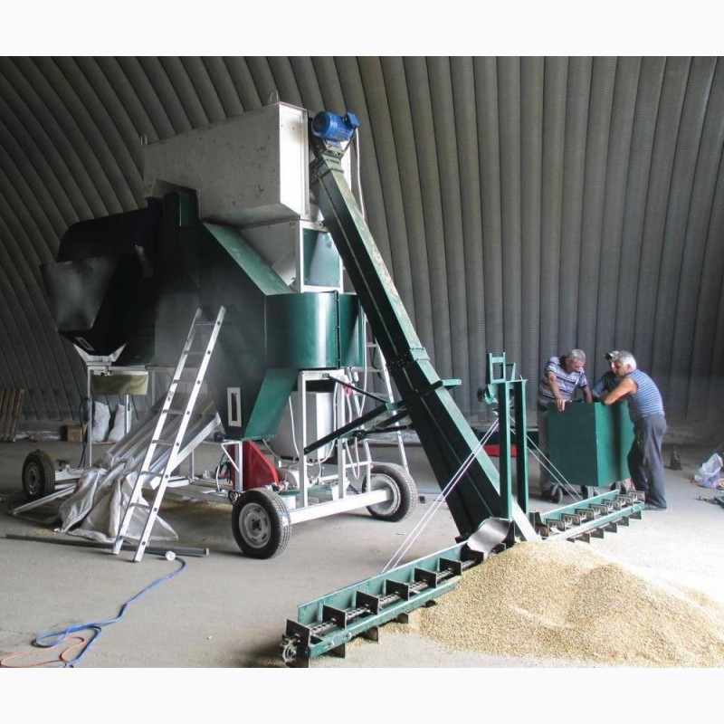 Фото 17. Машина очистки и калибровки зерна, 1 -200 тонн в час, лучшие аэродинамические сепараторы