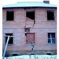 Підсилення Старих Фундаментів, будь яких аварiйних будинків
