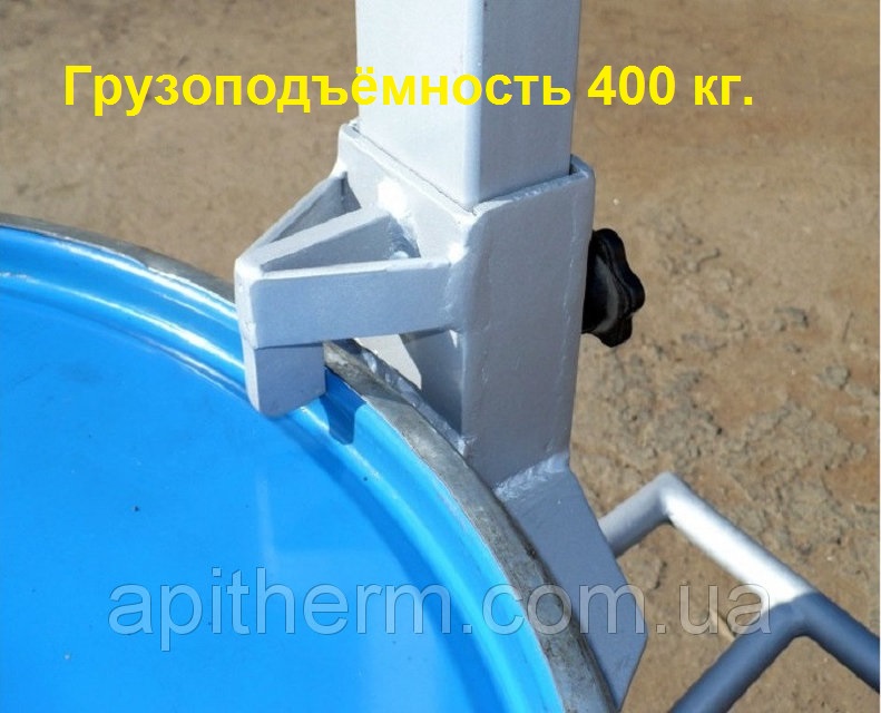 Фото 2. Тележка бочковоз для меда 200л грузоподъёмность на 400 кг. Apitherm