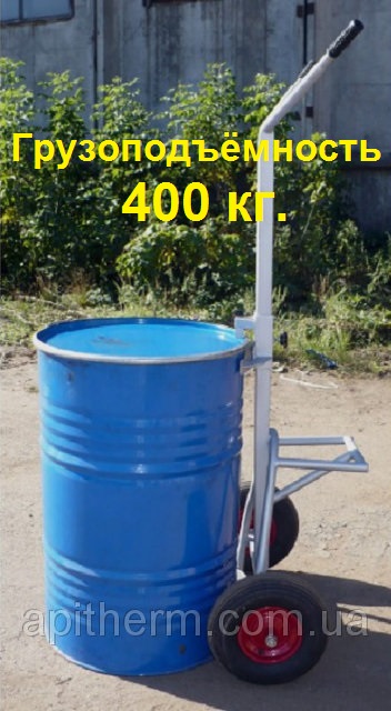 Фото 3. Тележка бочковоз для меда 200л грузоподъёмность на 400 кг. Apitherm