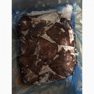 Печень говяжья замороженная картон 10кг, полиблок 20кг