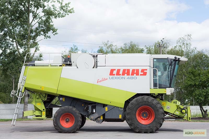 Фото 2. Комбайн зерноуборочный Claas Lexion 480 evo