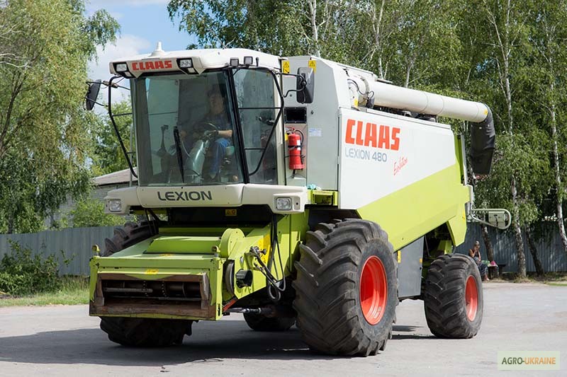 Фото 3. Комбайн зерноуборочный Claas Lexion 480 evo