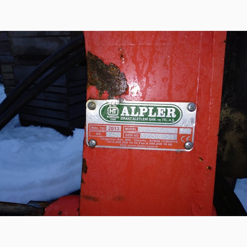 Фото 2. Плуг оборотный Alpler DP-1604, год 2013, вес 1400 на Складе в Украине