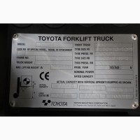 Новый бензиновый погрузчик Toyota 02-8FG15