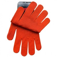 Рукавиці Перчатки робочі Носоріг (помаранчеві) Трикотаж з ПВХ крапкою