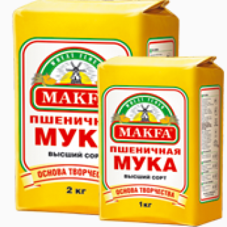 Продаём муку пшеничную в/с весовую 20, 50кг. и фасованную 1, 2кг