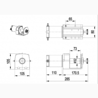 Лебедка для квадроцикла Husar BST 2500 LBS Husar Winch