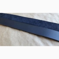 Заготовки для ременів темно-синясмужка з натуральної шкіри