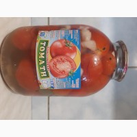 Продам огірки та помідори консервовані