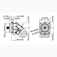 Аксиально-Поршнево гидромотор S11C P055 ME SAM F P2 HidroDinamik