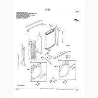 Радиатор водяной для трактора John Deere 8400