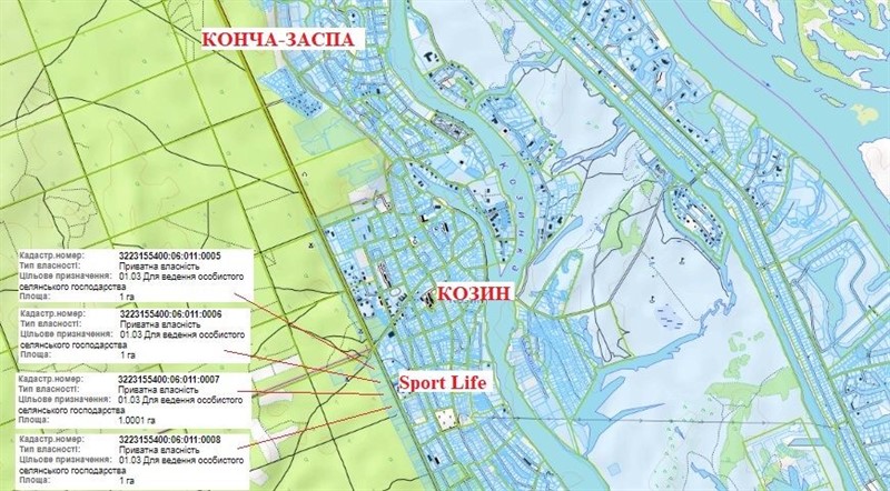 Карта украинка киевская область