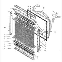 Радиатор трактора КИРОВЕЦ К-700; К-701; К-701А