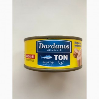 Тунець в олії DARDANOS консерва