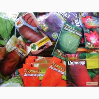 Пакетированные семена овощей и цветов