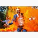 Ручной цветной дым (дымовая шашка), оранжевый, 60 сек., Производство Польша