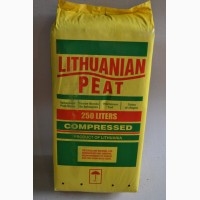 Торф Lithuanian peat в мешках по 250 л., 3.5-4.5 Ph, фракция 0-40 мм