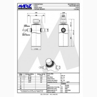 Подкузовной гидроцилиндр Mariz 145-4-1700 (24NV)