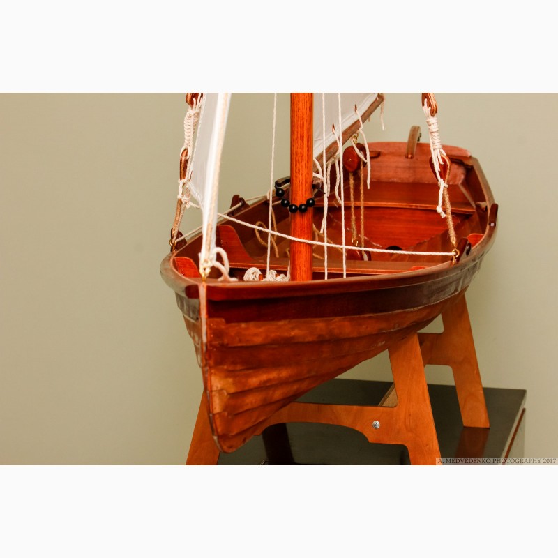 Фото 10. Стендовая модель деревянной лодки. Модели кораблей