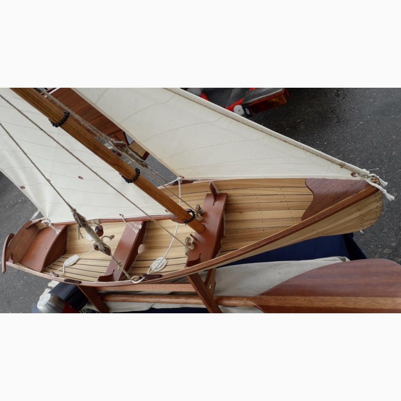 Фото 14. Стендовая модель деревянной лодки. Модели кораблей