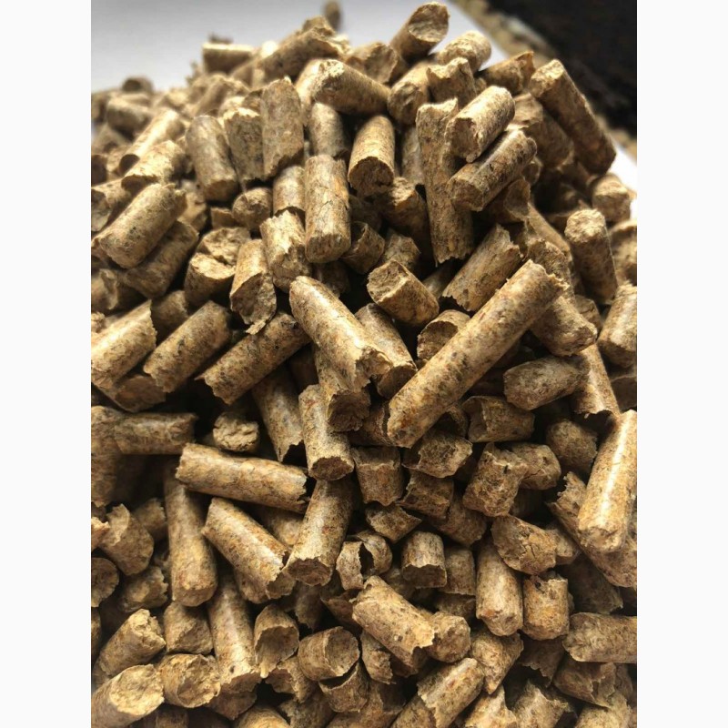 Фото 4. Деревні паливні гранули, пелети з сосни діаметром 6 мм та 8 мм