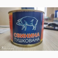 Свинина Тушкована 525ж/б без ключа ТМ Тясмин