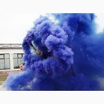 Ручной цветной дым (дымовая шашка), синий, 60 сек., Производство Польша