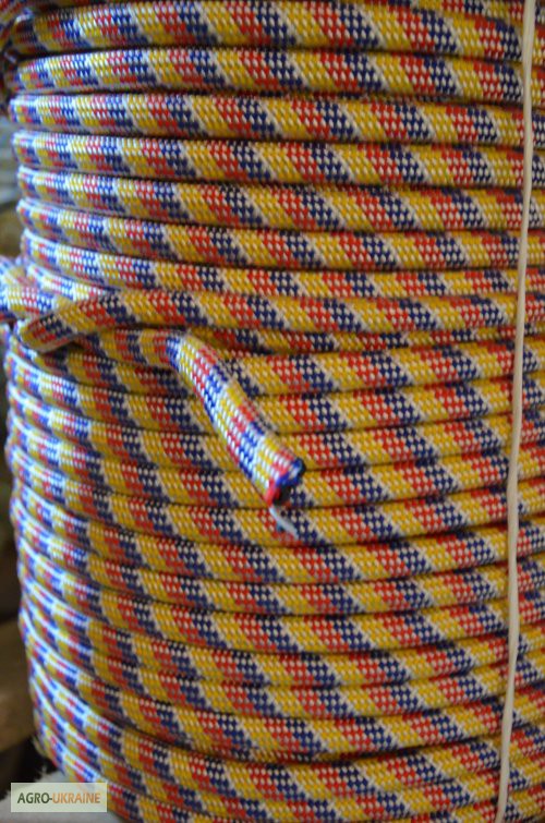 Фото 6. Шнур плетеный полипропиленовый. Диаметр 6мм - 50м