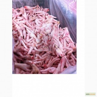 ООО Чикенекспорт продает на экспорт куриные субпродукты (очищенные, замороженные лапы)