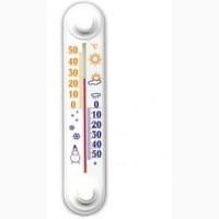 Термометры Уличные(он же оконный).Диапазон температуры: от −50 C до +50 C;
