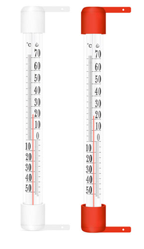 Фото 5. Термометры Уличные(он же оконный).Диапазон температуры: от −50 C до +50 C;