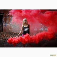 Ручной цветной дым (дымовая шашка), красный, 60 сек., Производство Польша