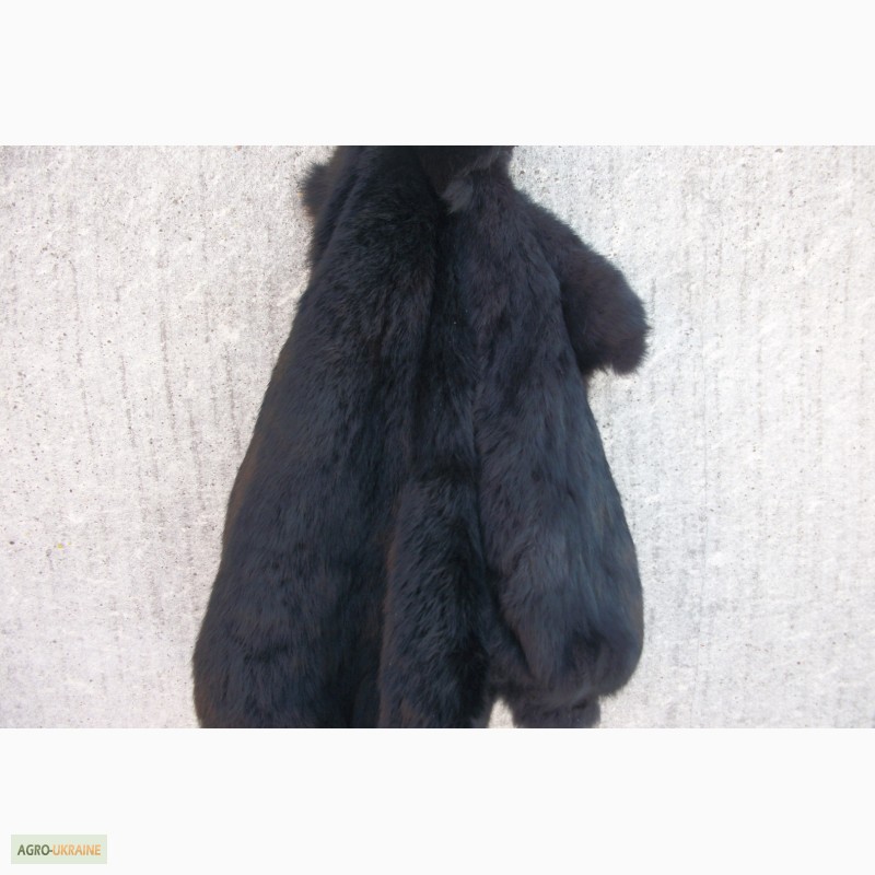Фото 2. Продам шкурки кролика крашеные в черный цвет